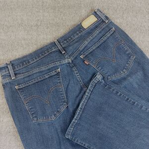 Levis 515 Bootcut Jeans Womens 14 (Fit 34x30.5) Blue Medium Rise Denim Stretch